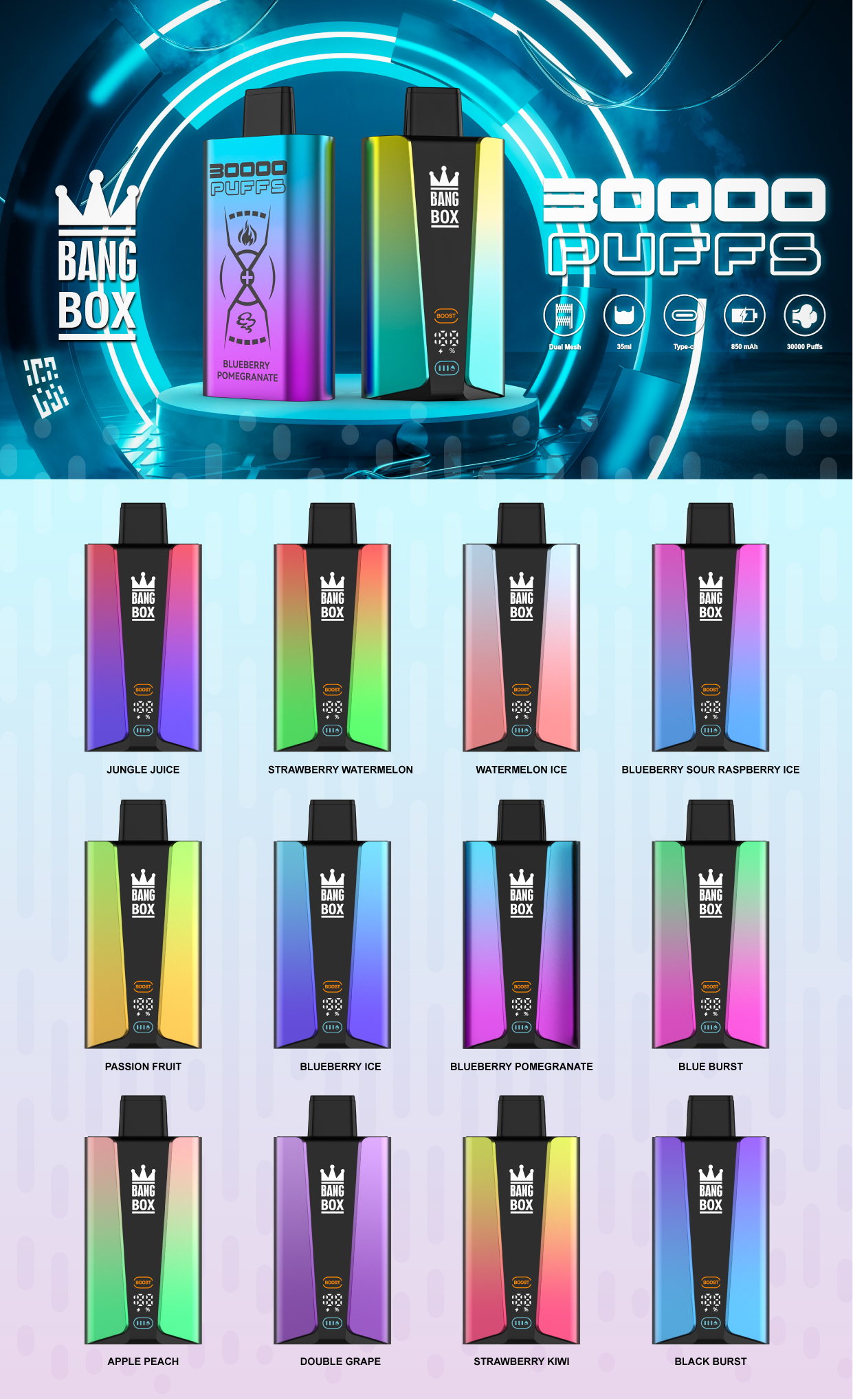 Bang Box 30000 Puffs - B2B Disponible