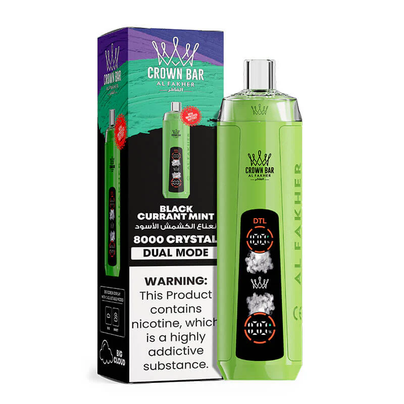 Al Fakher Crown Bar Pro 8000 Puffs —Stock en Chine