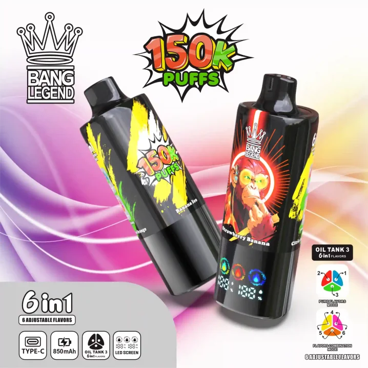 Bang Legend 150K – Vape Jetable 150 000 Bouffées