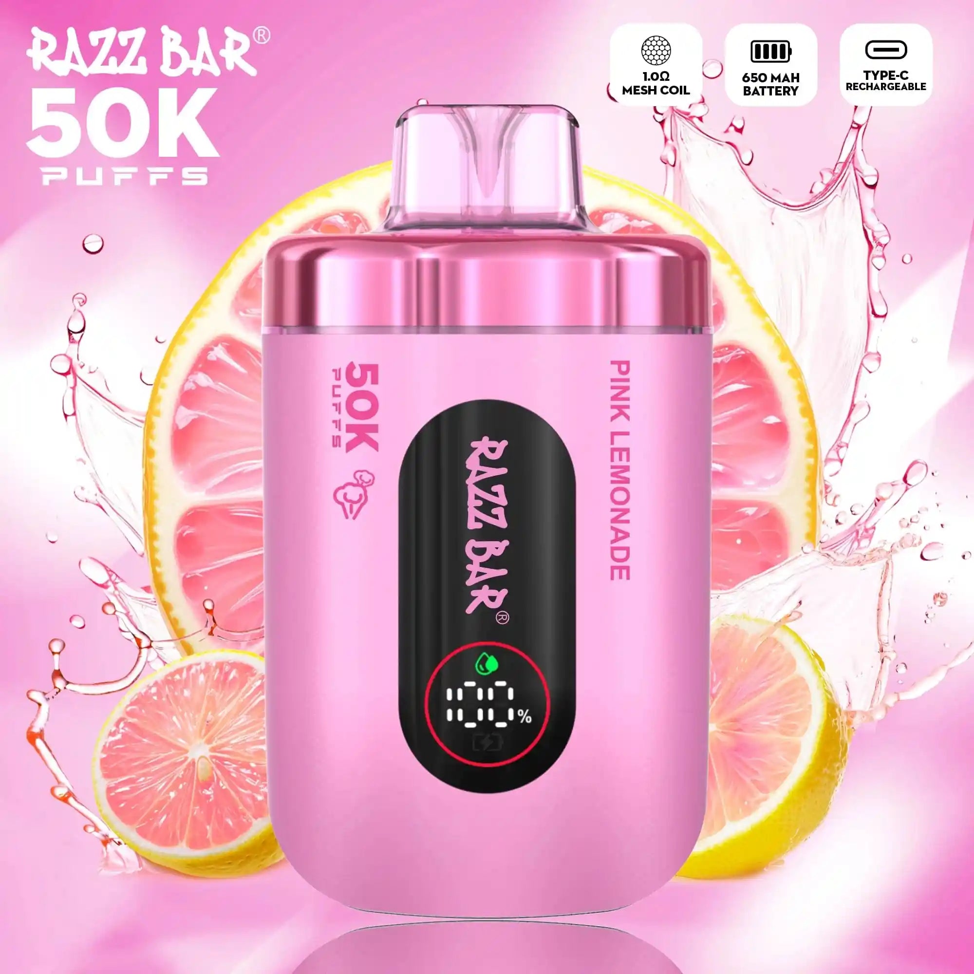Razz Bar 50K Puff Disposable Vape 50,000 Puffs