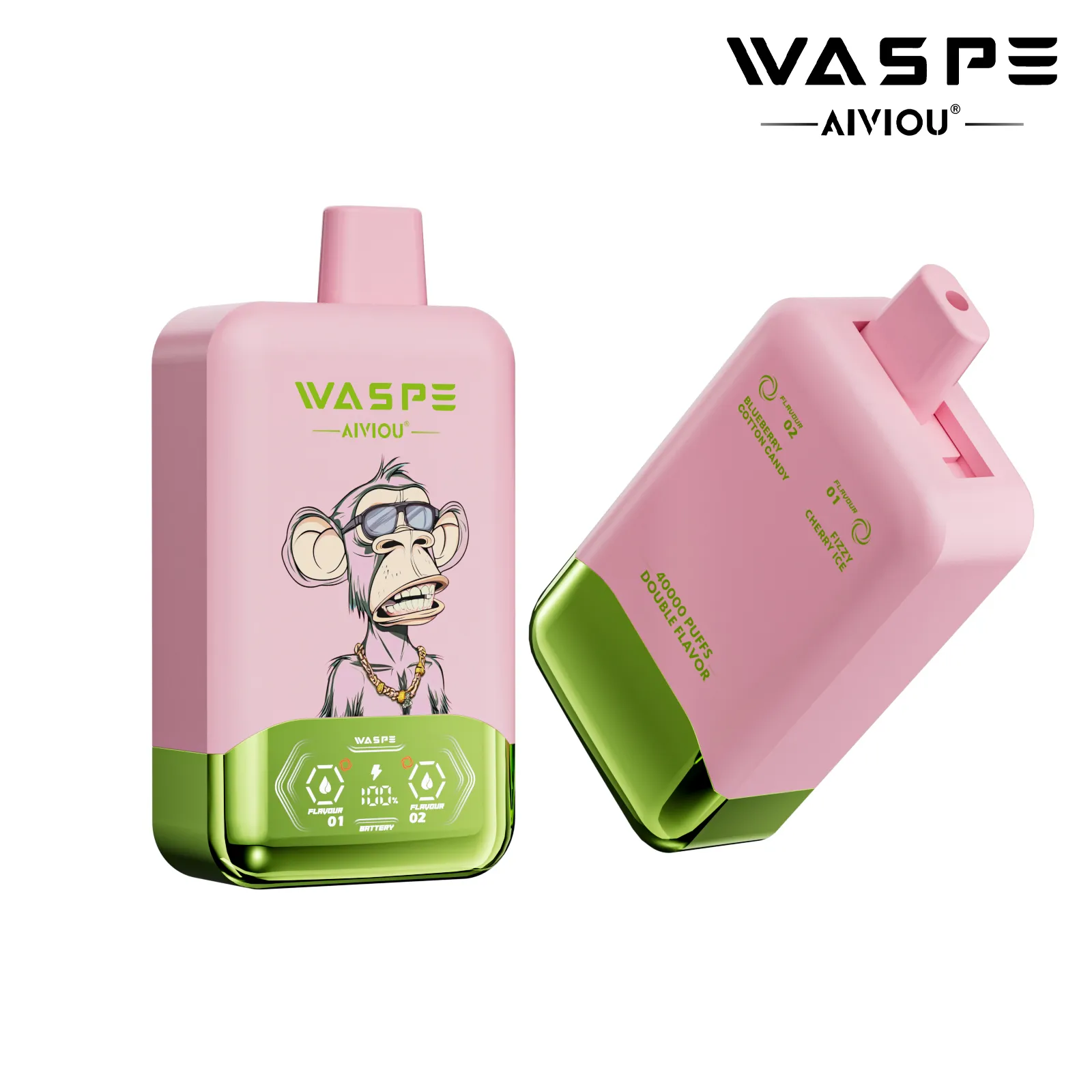 WASPE FIHP 40000 Puffs Double Saveur---Vente en gros