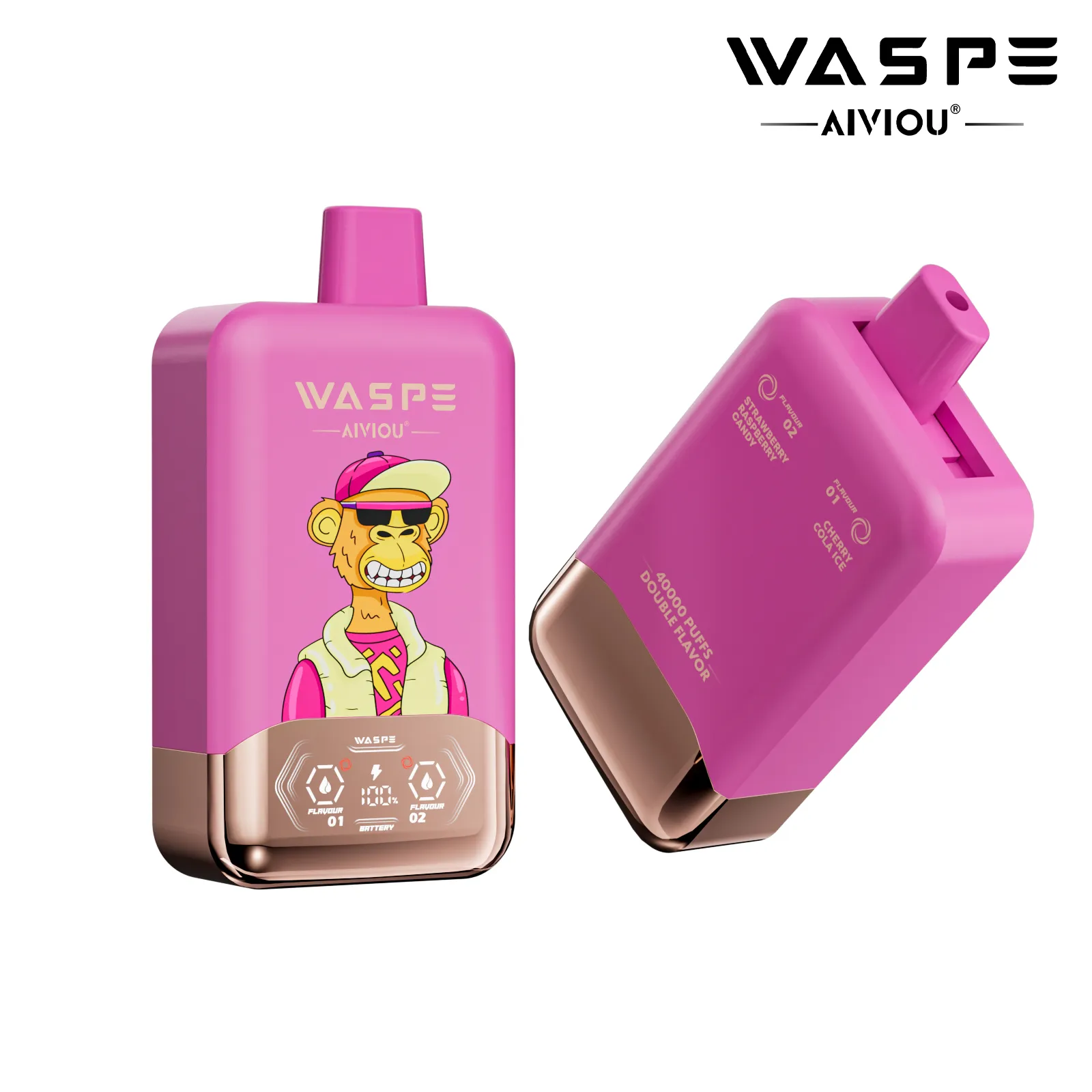 WASPE FIHP 40000 Puffs Double Saveur---Vente en gros