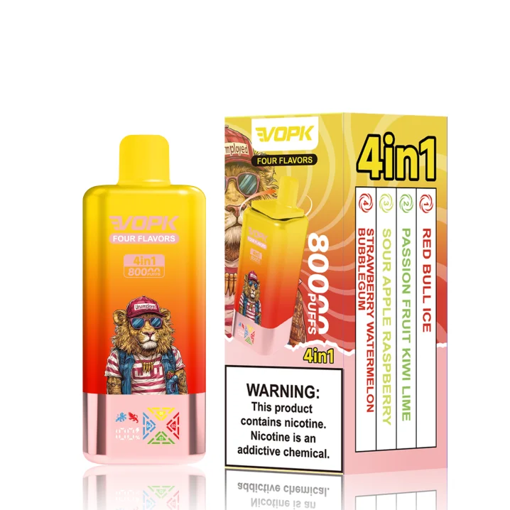 Vopk Four Flavors 80000 Puff—Stock en Chine