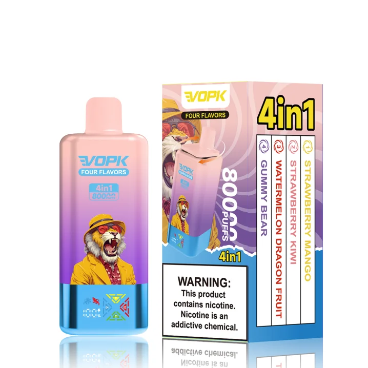 Vopk Four Flavors 80000 Puff—Stock en Chine