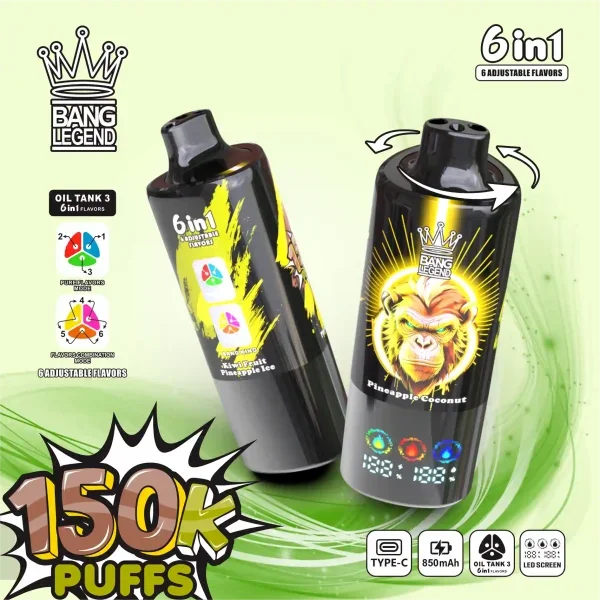 Bang Legend 150K – Vape Jetable 150 000 Bouffées