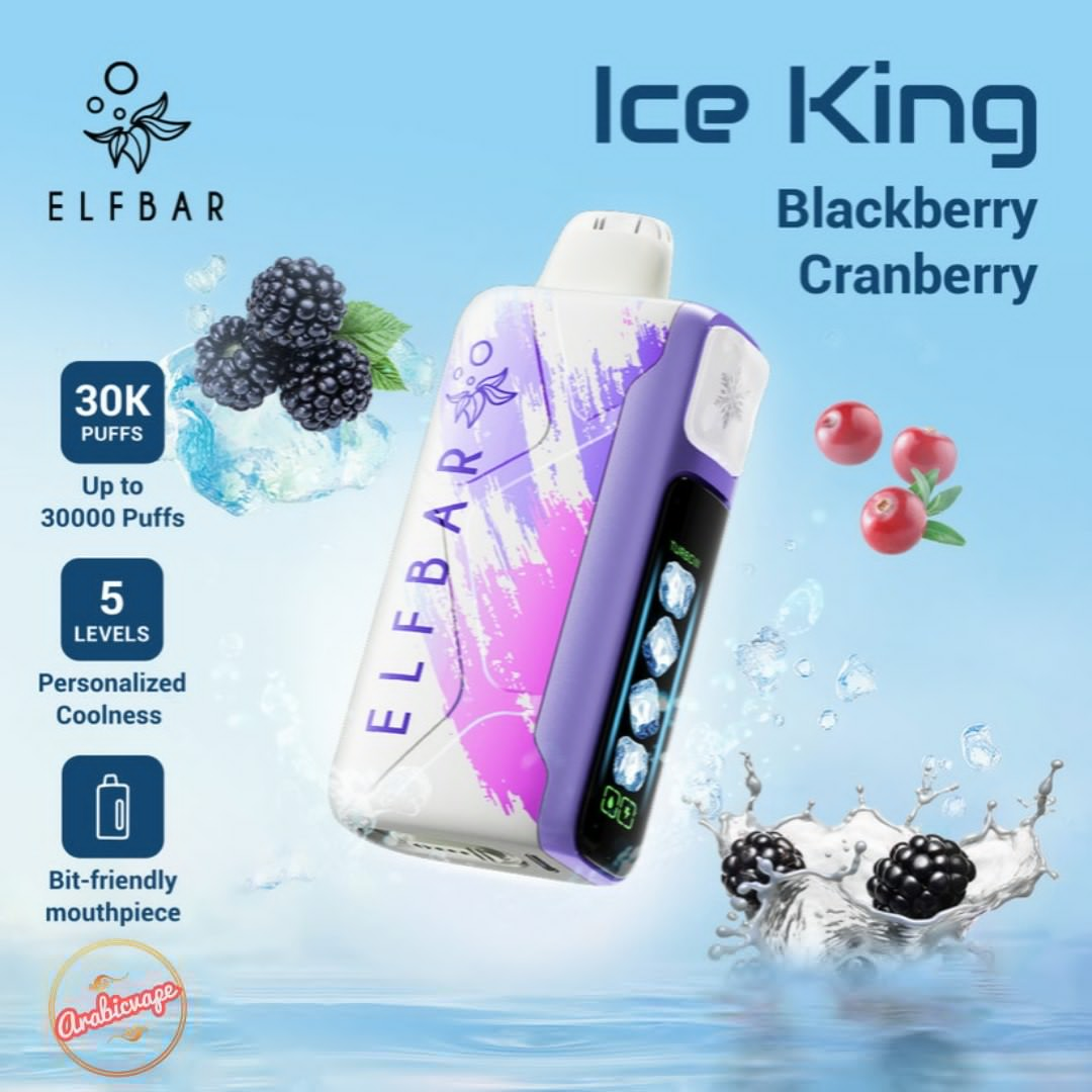 Elfbar ICE KING 30000 bouffées—Stock EU