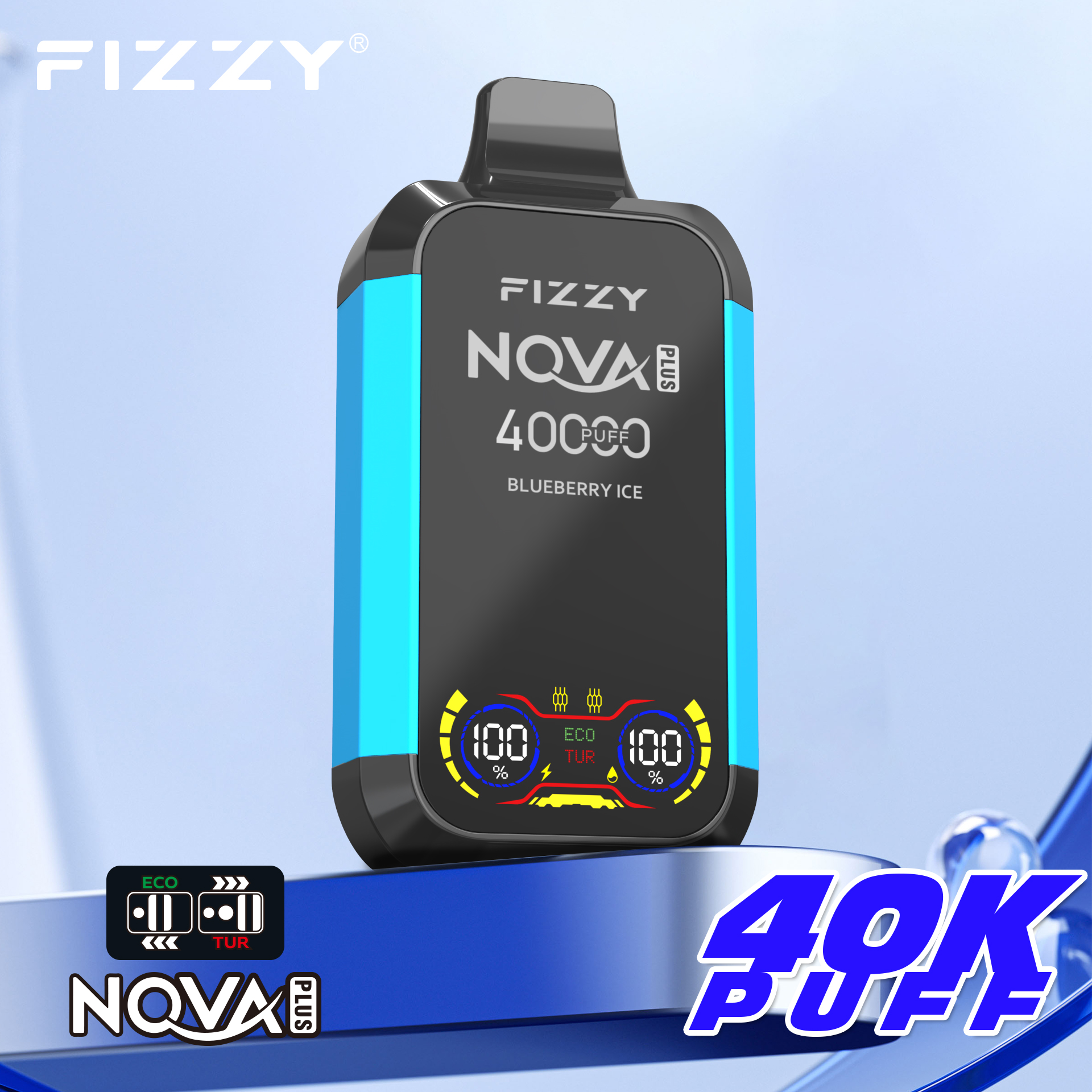 Fizzy Nova Plus – 40 000 bouffées jetables | B2B EU Stock