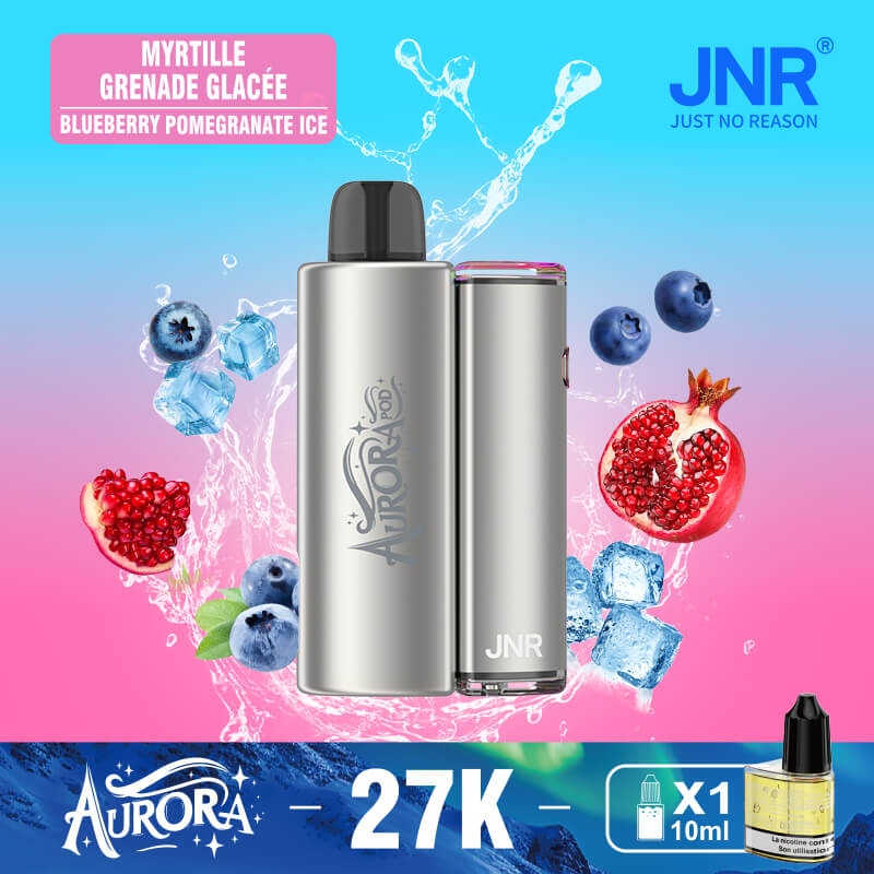 Vape jetable JNR Aurora 27 000 bouffées – Vente en gros B2B