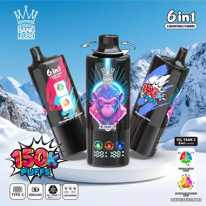 Bang Legend 150K – Vape Jetable 150 000 Bouffées