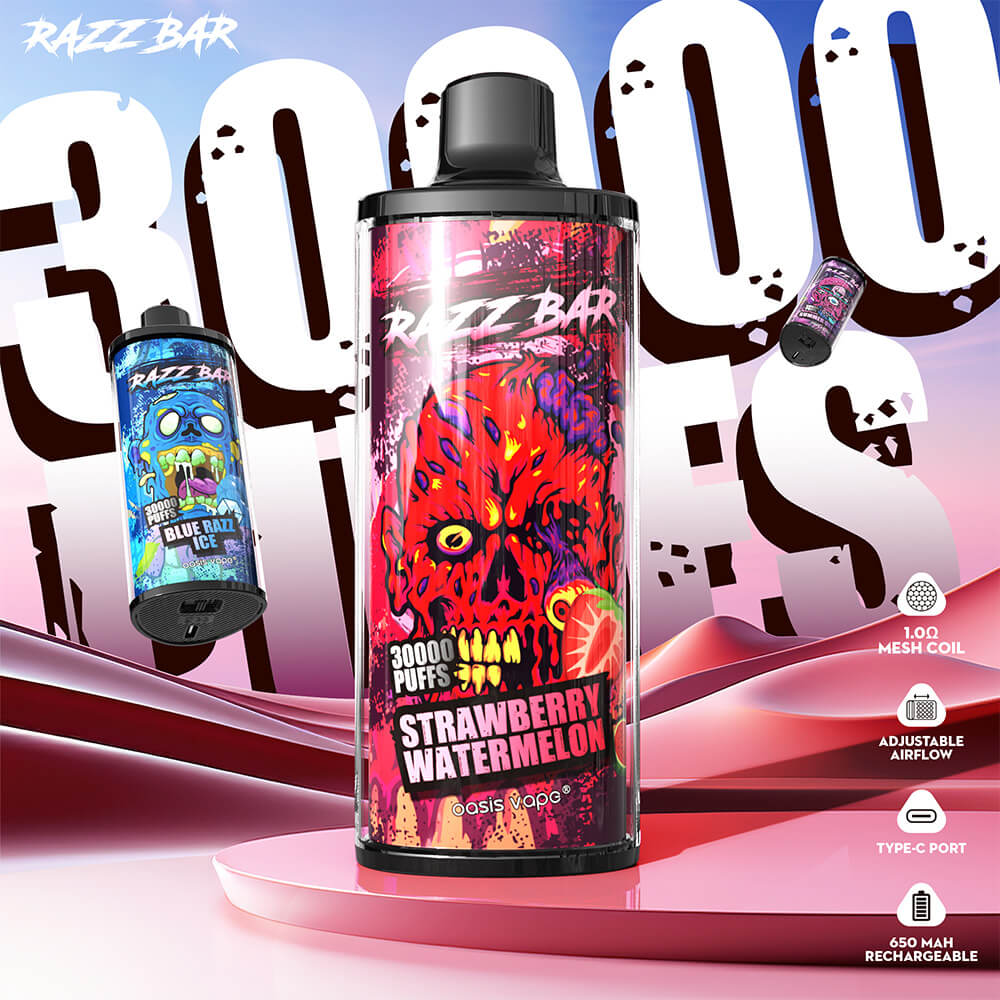 Vape Jetable Razz Bar 30 000 bouffées — Vente en Gros B2B