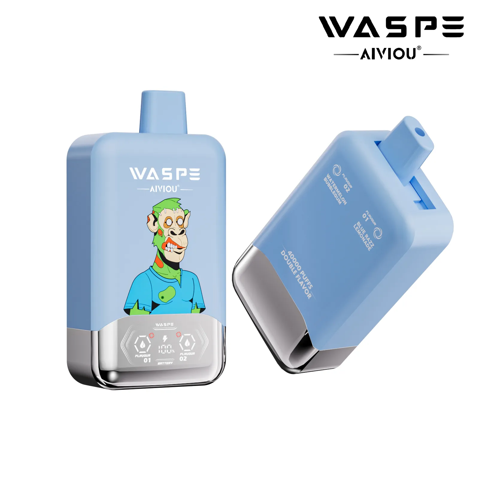 WASPE FIHP 40000 Puffs Double Saveur---Vente en gros