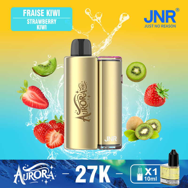 Vape jetable JNR Aurora 27 000 bouffées – Vente en gros B2B