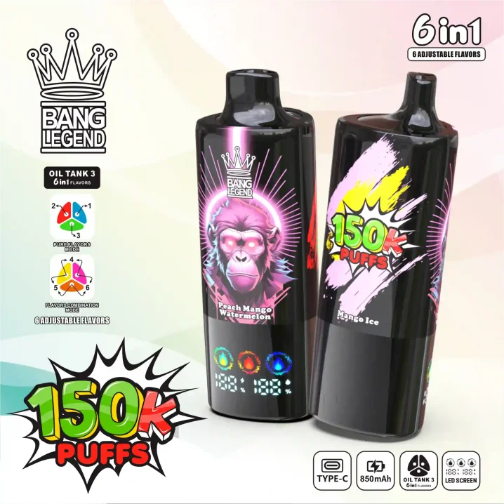 Bang Legend 150K – Vape Jetable 150 000 Bouffées