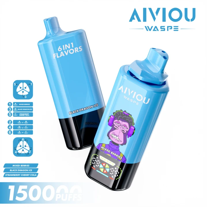 WASPE Aiviou 6 en 1 – 150 000 bouffées Vape Jetable