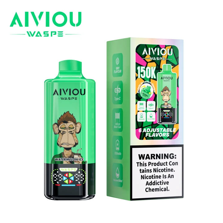 WASPE Aiviou 6 en 1 – 150 000 bouffées Vape Jetable