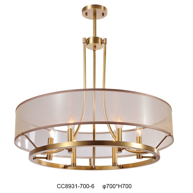 Modern Gold Chandelier