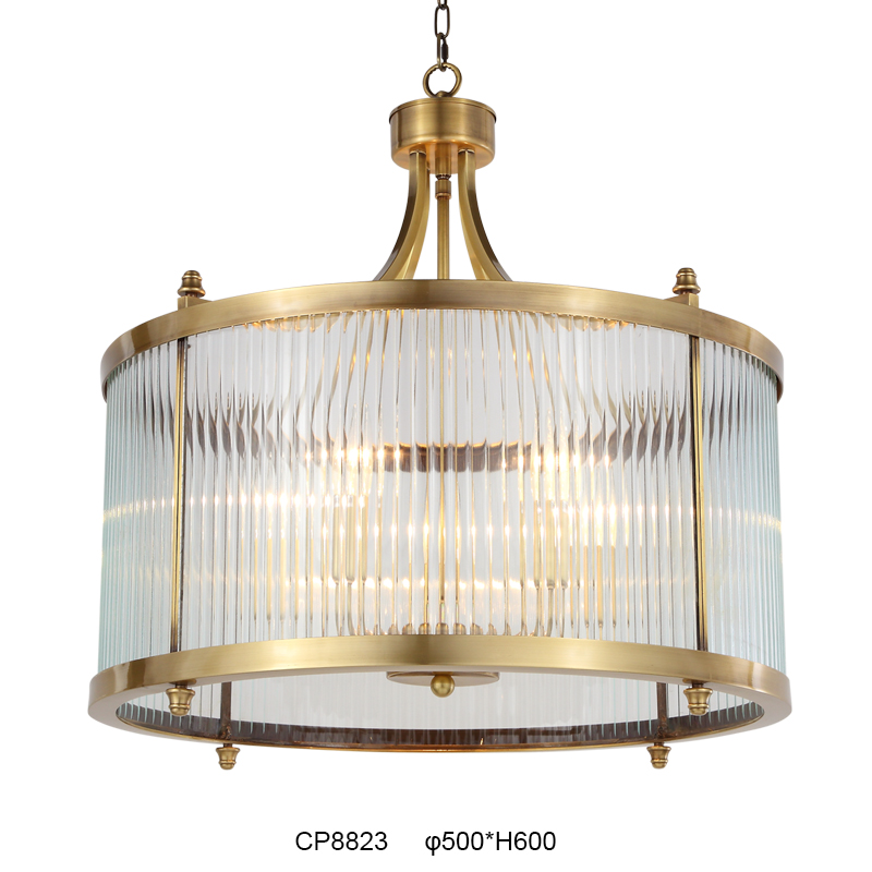 Elegant Brass Chandelier