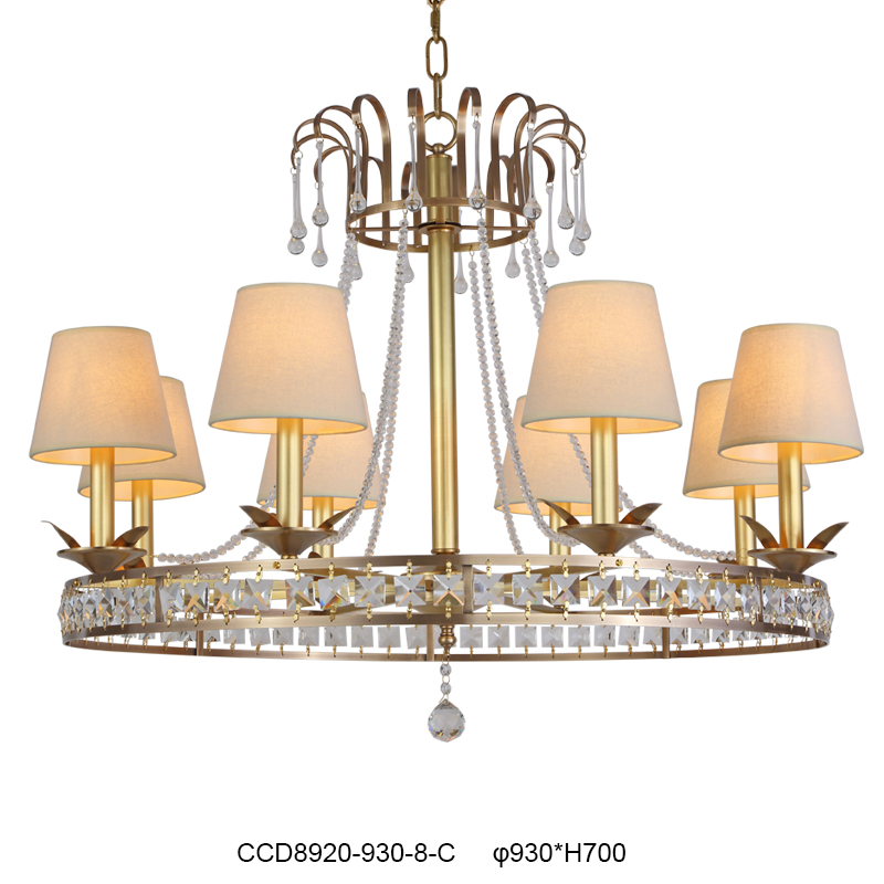 Elegant Gold Chandelier