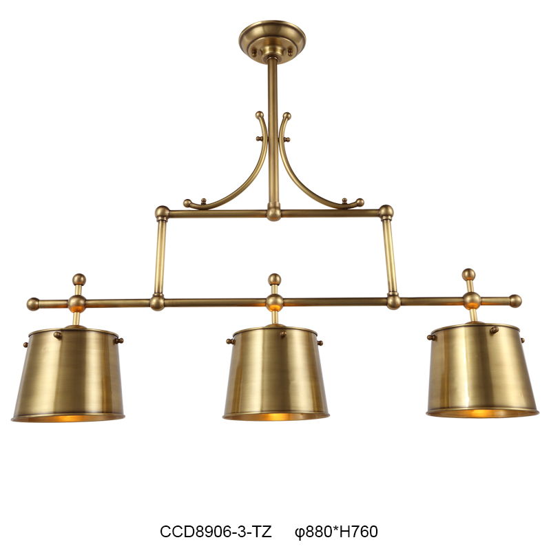Elegant Brass Pendant Light