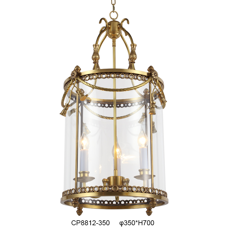 Vintage Brass Chandelier