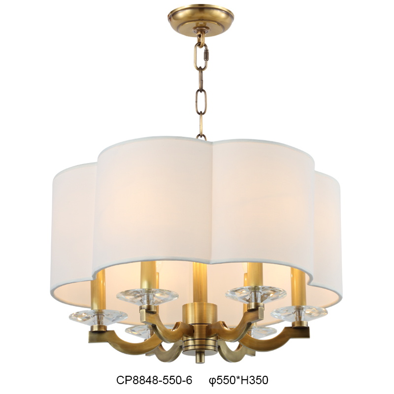 Elegant Brass Chandelier