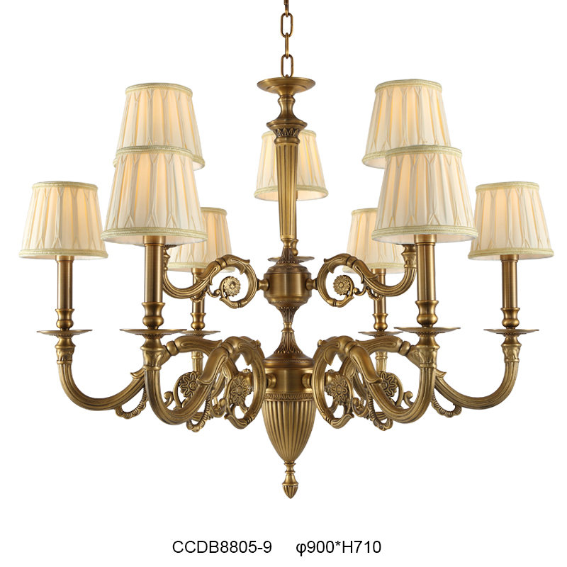 Classic Brass Chandelier