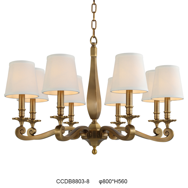 Elegant 8-Light Chandelier