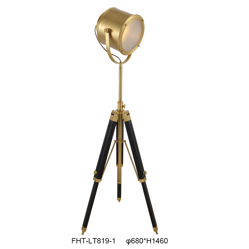 Vintage Tripod Floor Lamp