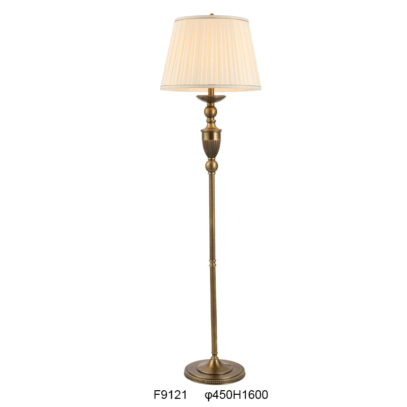 Elegant Brass Floor Lamp