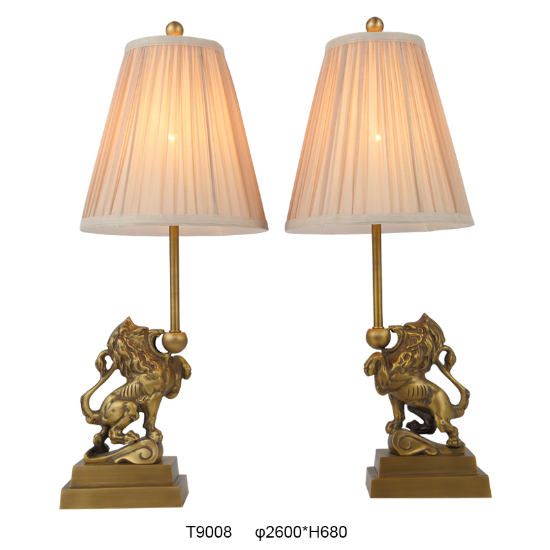 Elegant Brass Table Lamps