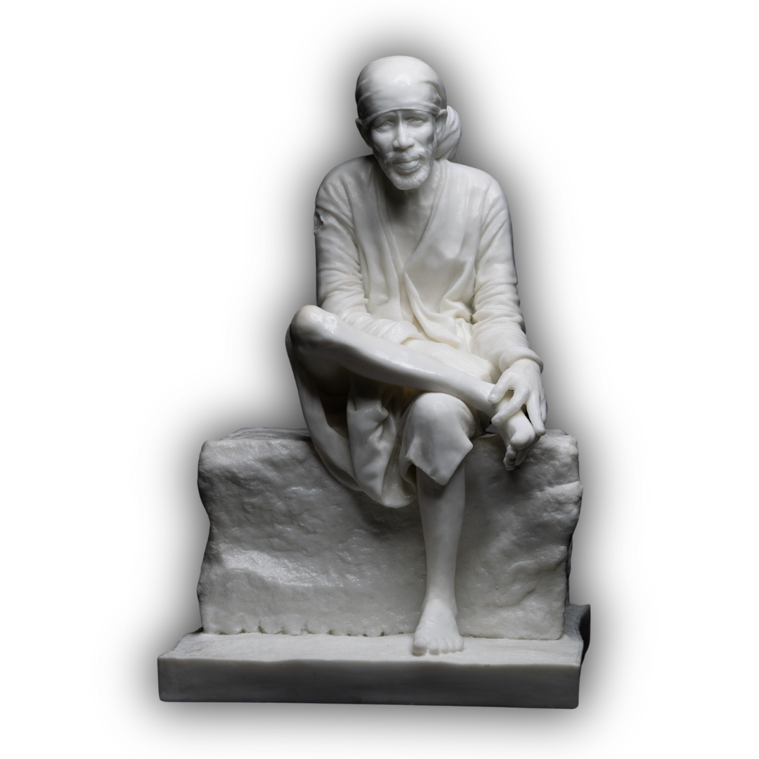 13 inch Shirdi Sai Baba - Marble Finish