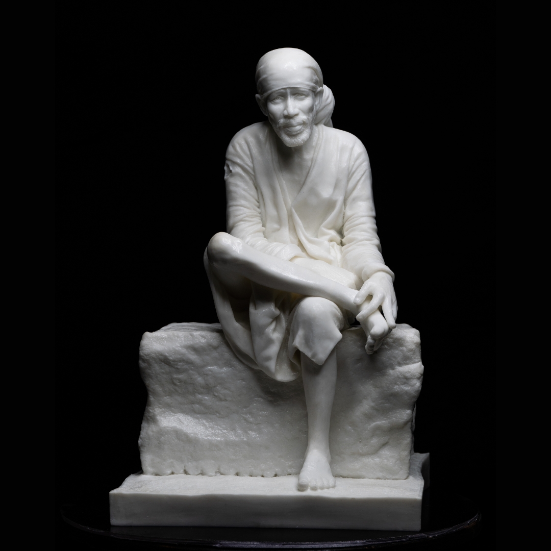 13 inch Shirdi Sai Baba - Marble Finish
