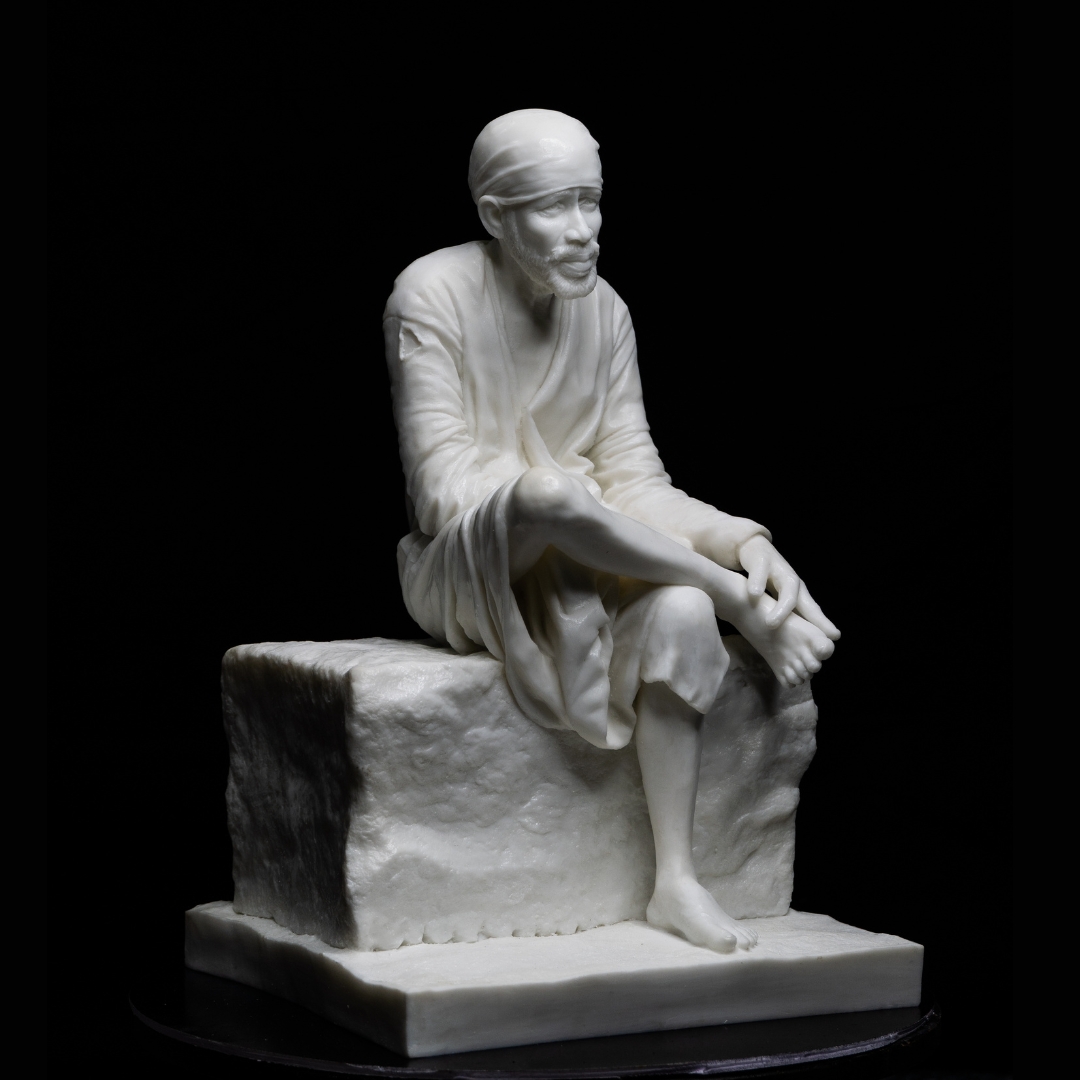 13 inch Shirdi Sai Baba - Marble Finish