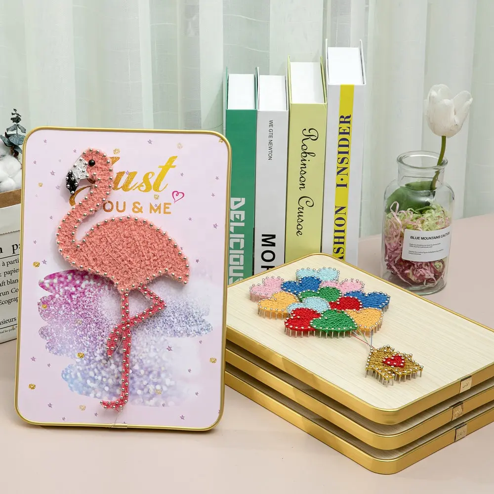 Decorative String Art Frames