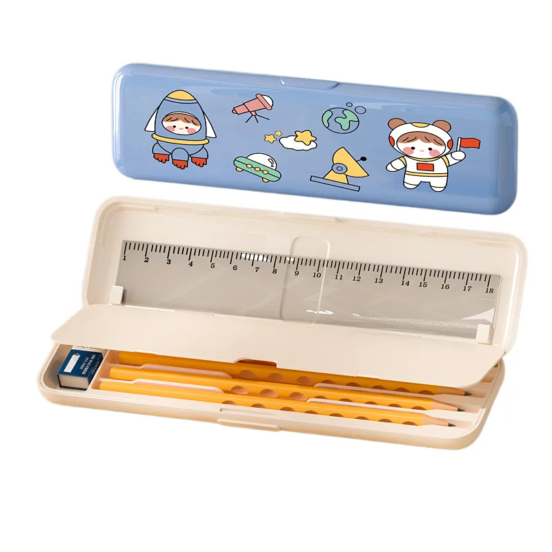 Cute Astronaut-Themed Pencil Box