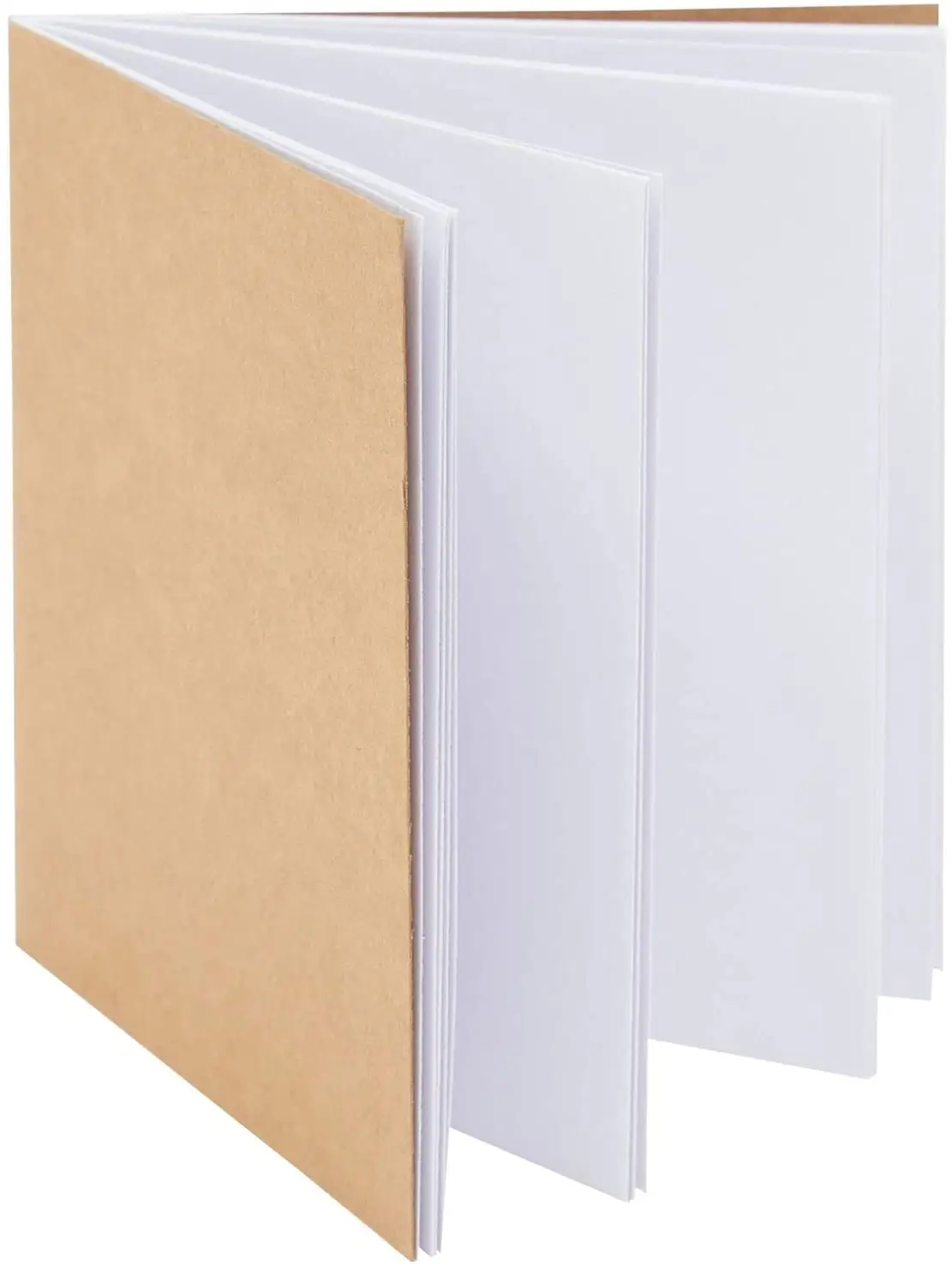 Pack of Blank Kraft Notebooks