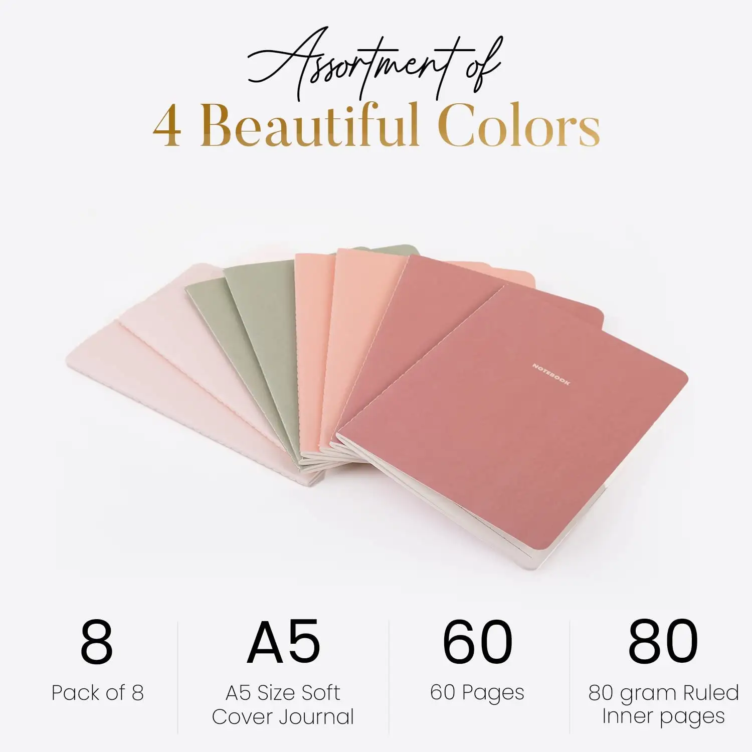 Colorful Notebooks Set