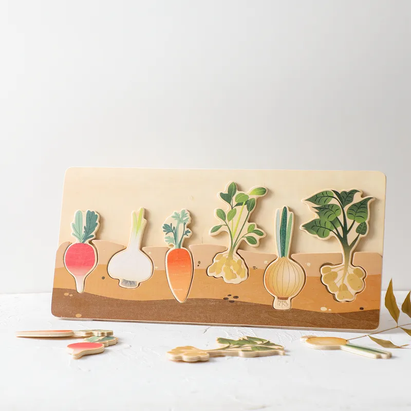 Wooden Vegetable Puzzle