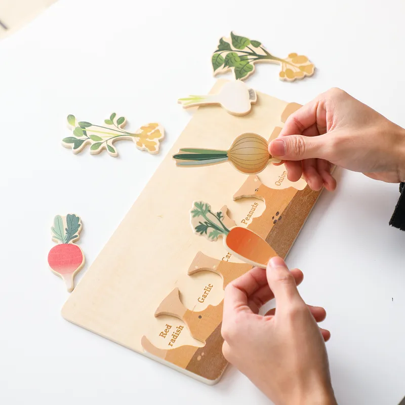 Wooden Vegetable Puzzle