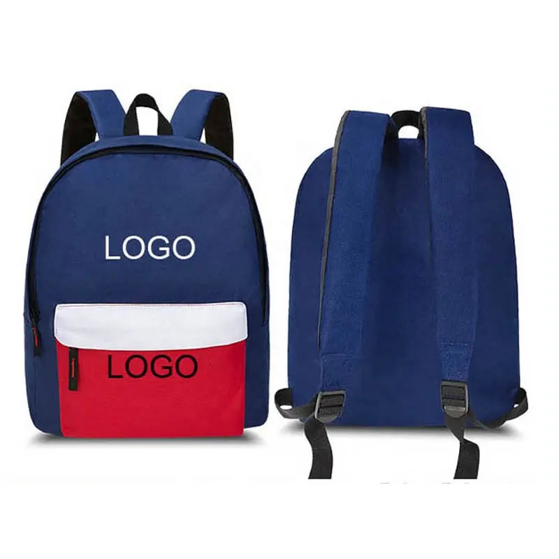 Stylish Blue and Red Backpack