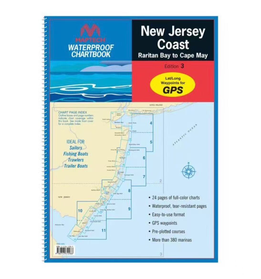 New Jersey Coast Waterproof Chartbook
