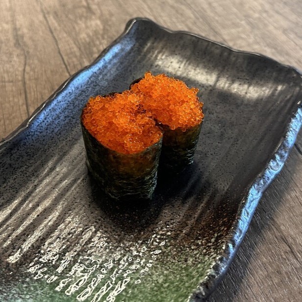 Tobiko ( flying fish roe) nigiri