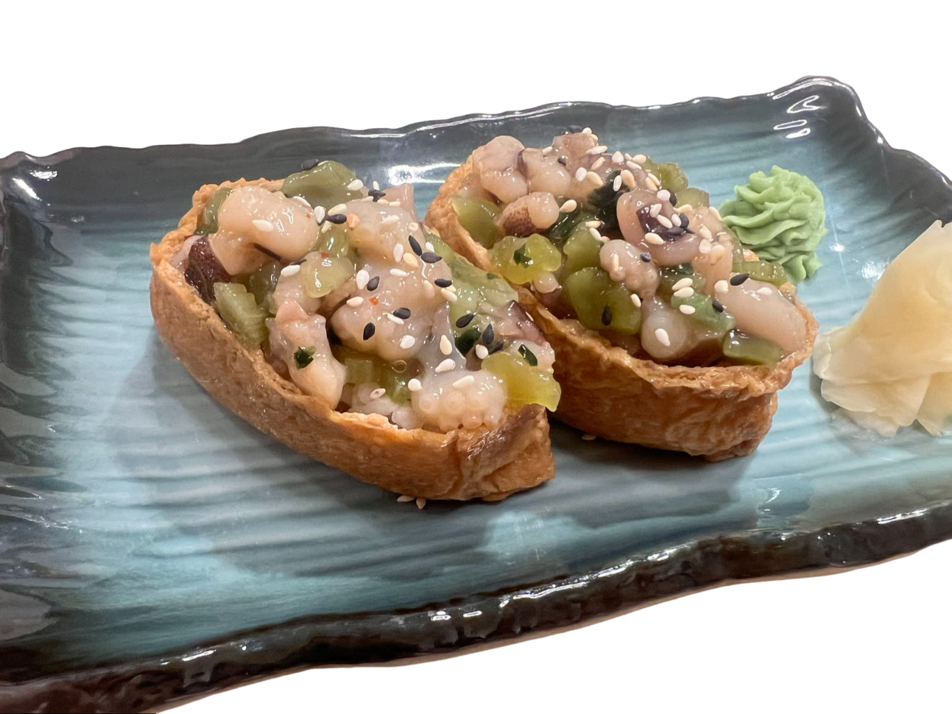 tako wasabi Inari nigiri