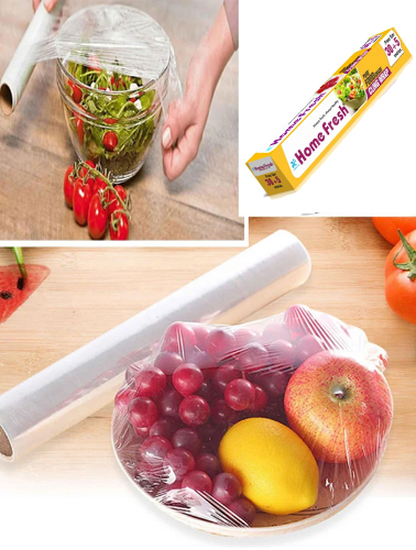 HomeFresh Food Wrapping Paper Roll for Food Packing, 30+5m Free 35 Meter (Pack of 1) Food Wrapping Paper, Premium Food Wrap Paper for Kitchen, Packing, Storing Food
