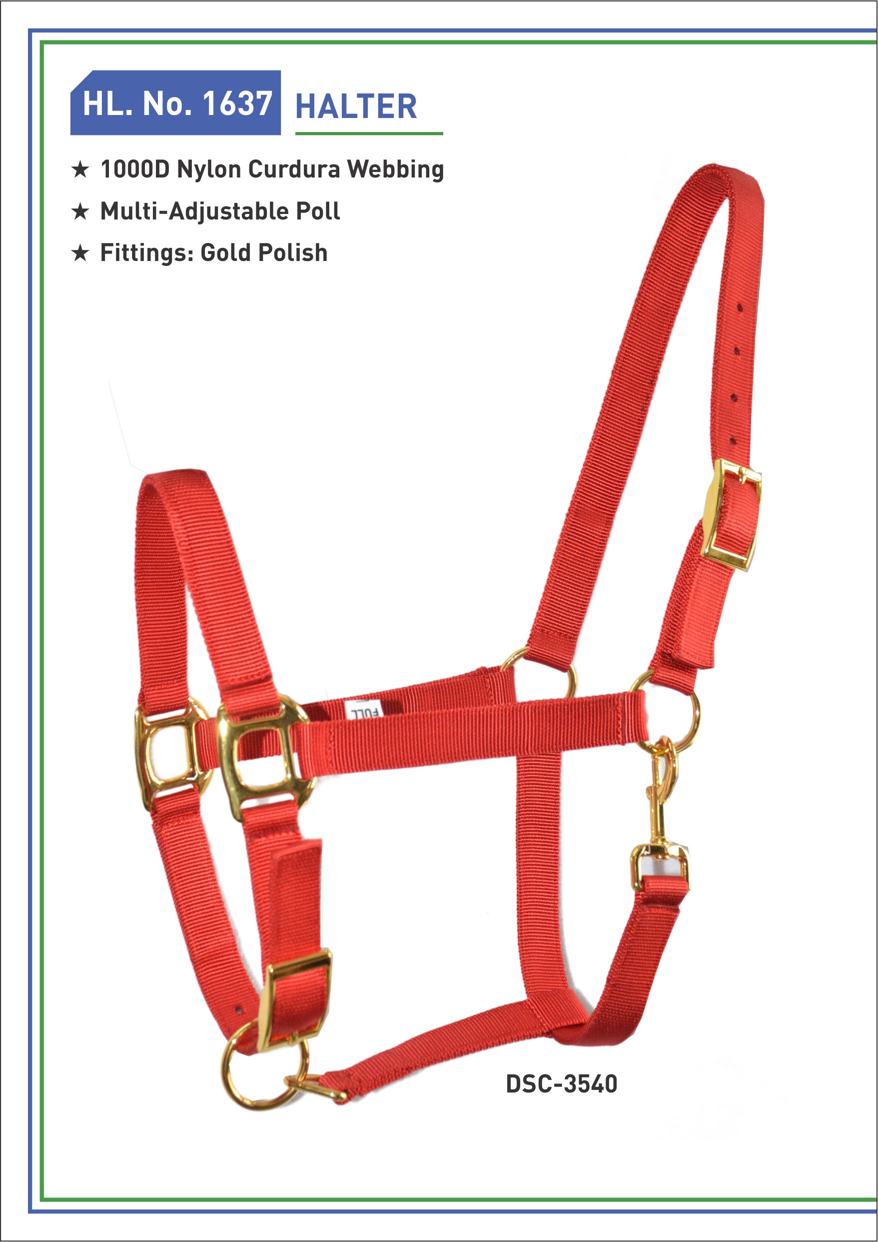 Equestrian Nylon Halter