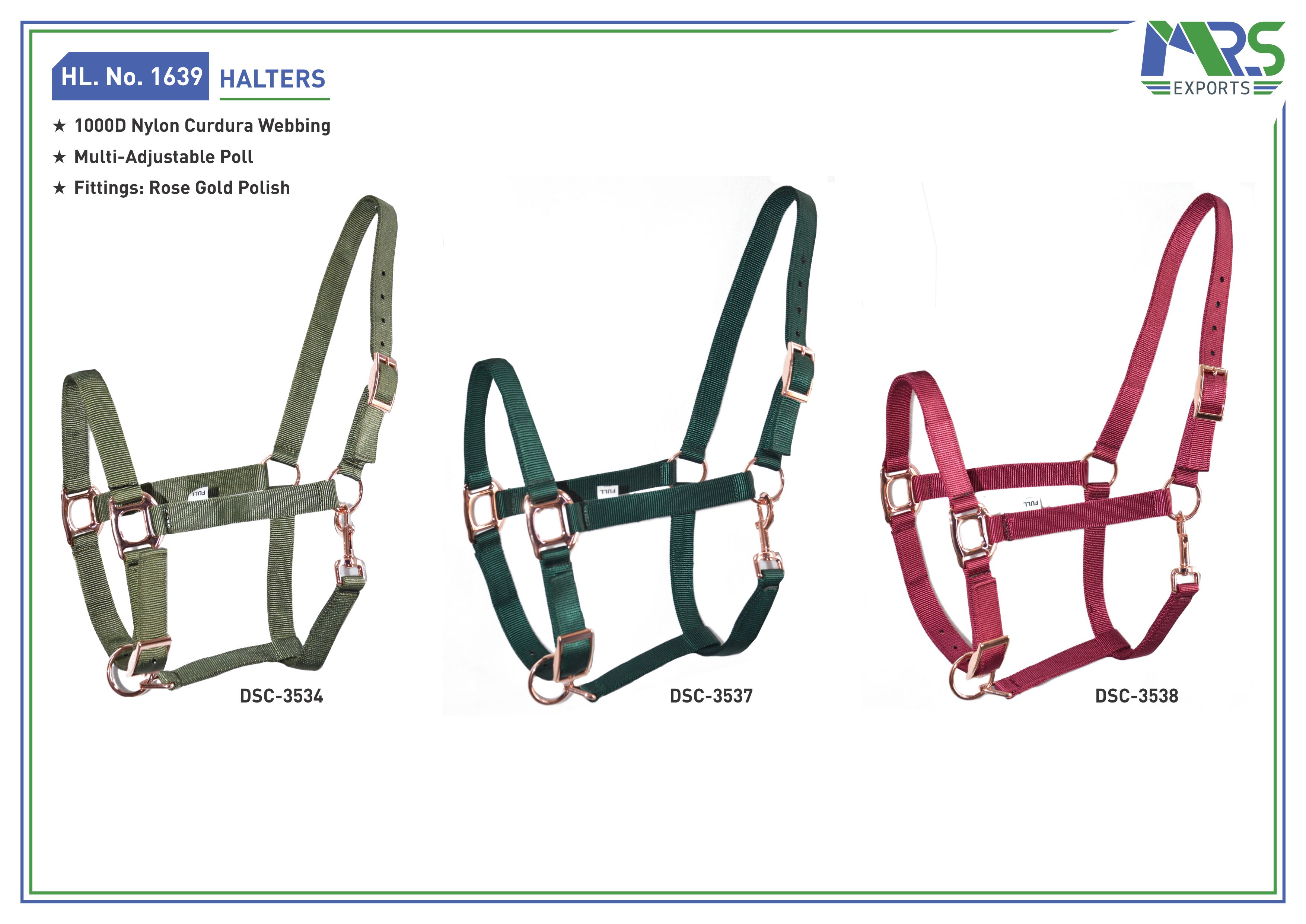 HL No. 1639 Halters