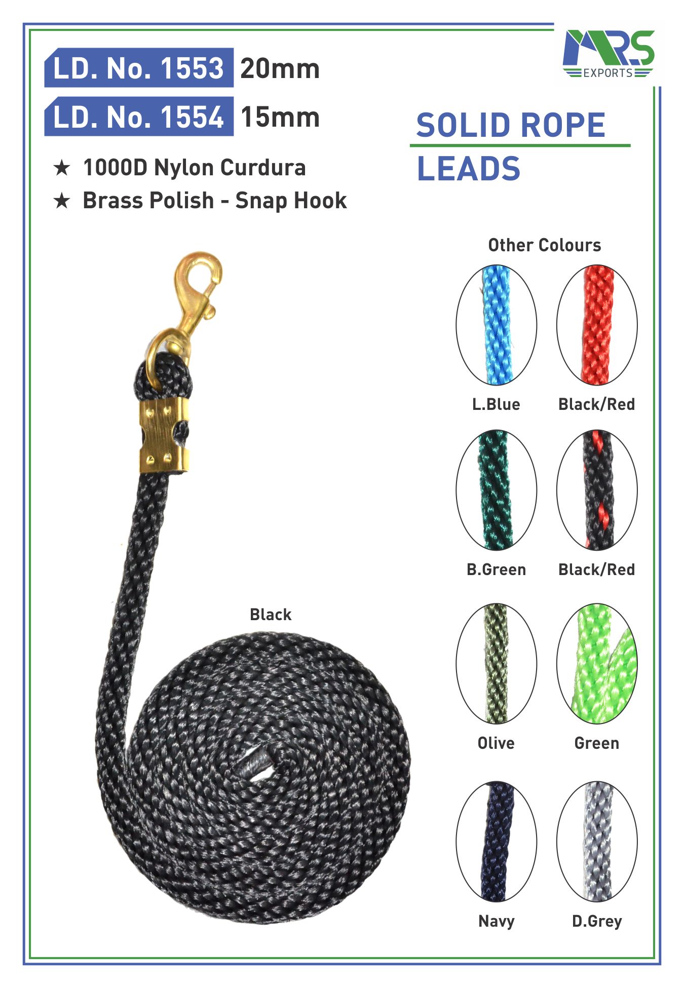 Solid Rope Leads