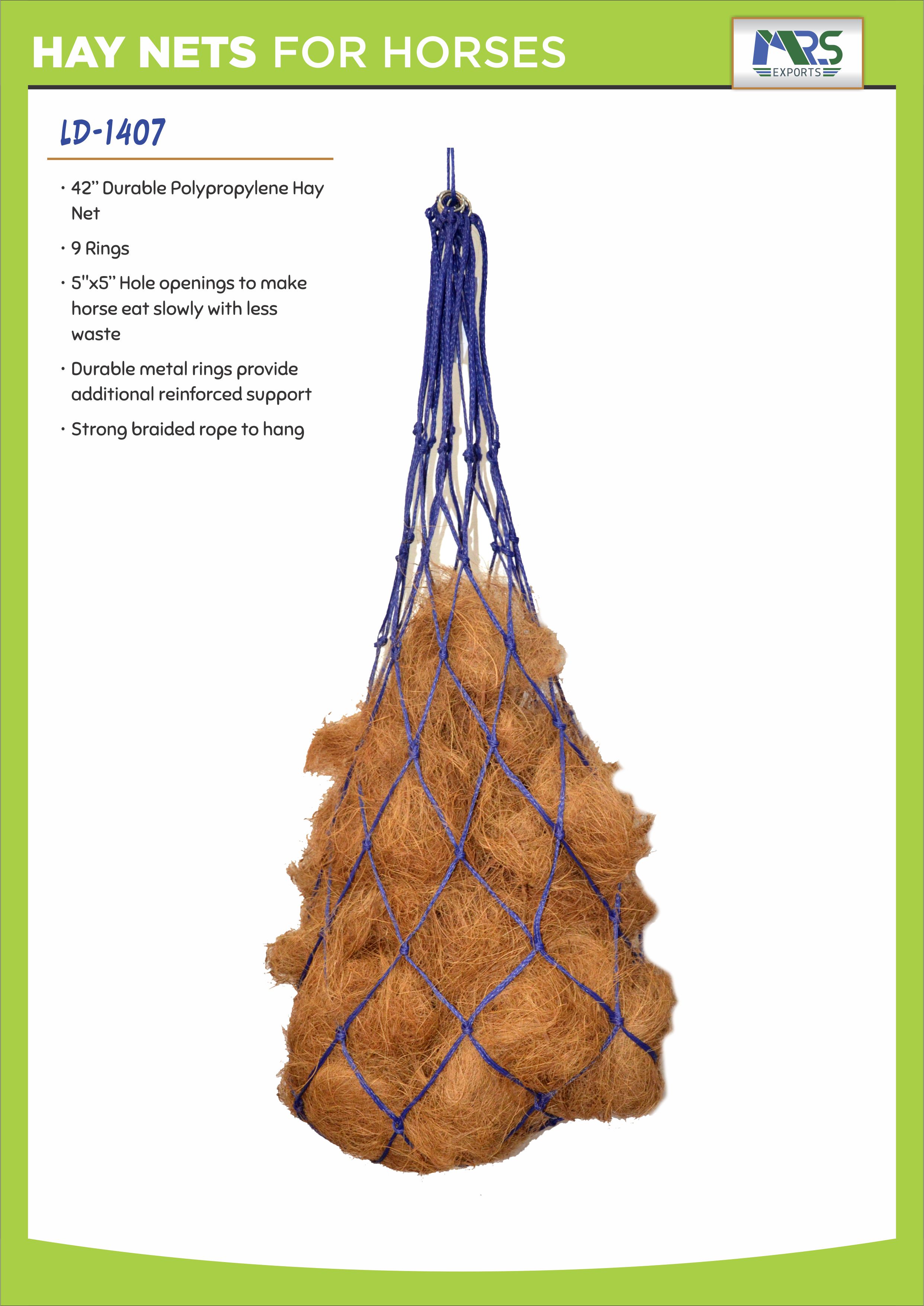 Durable Polypropylene Hay Net