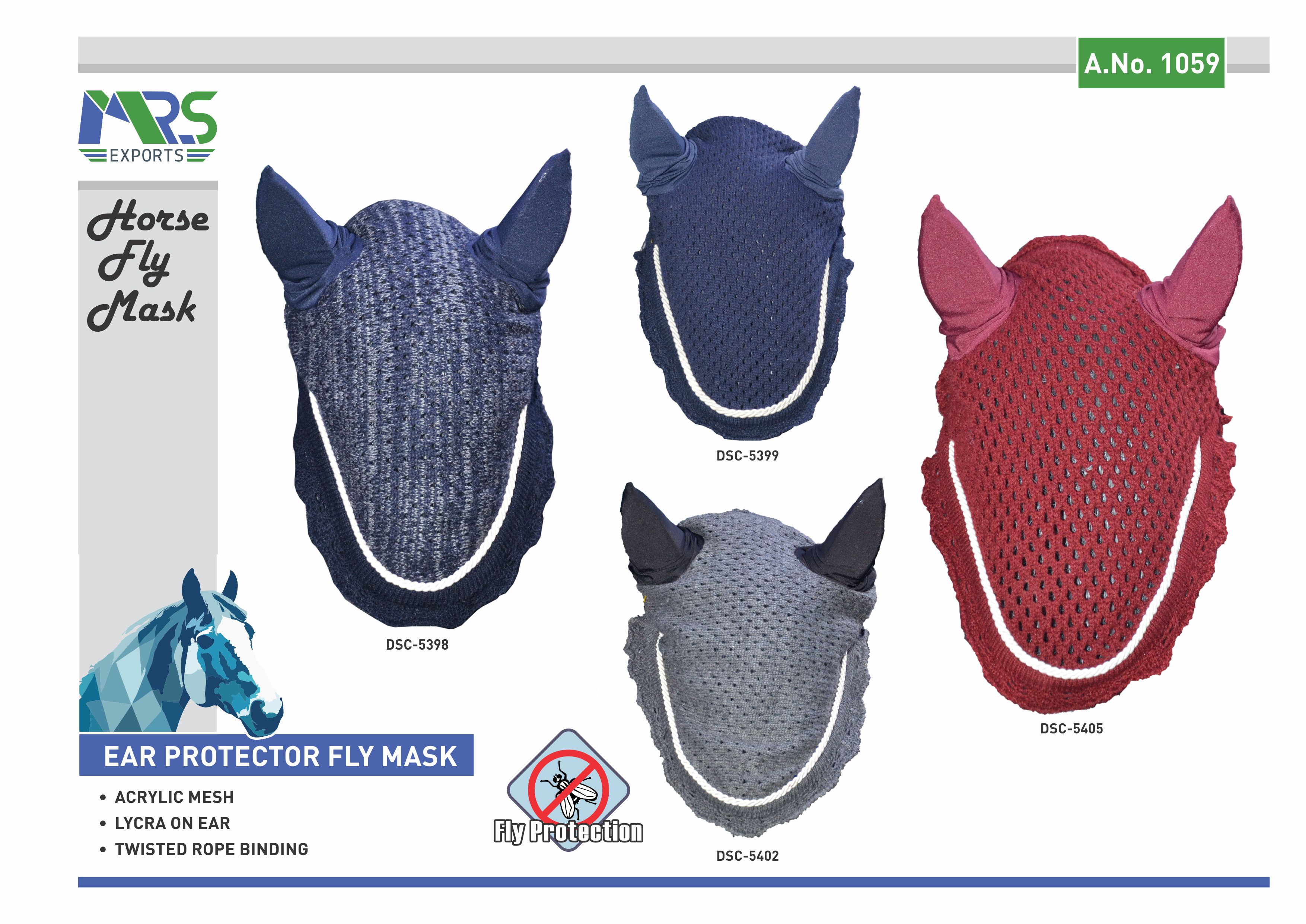 Ear Protector Fly Mask