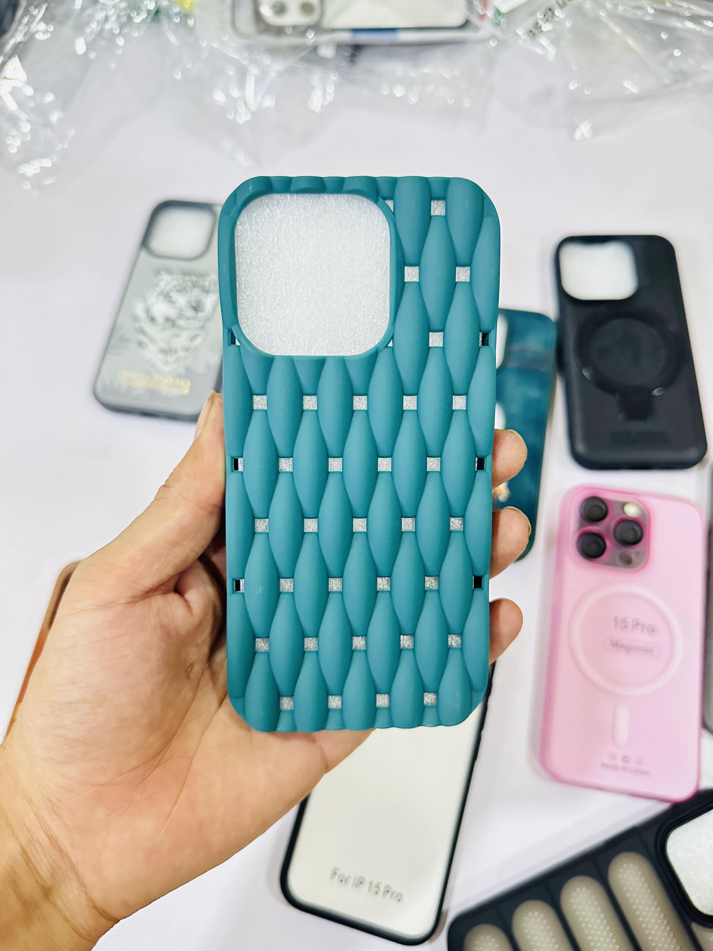 Blue Patterned Phone Case